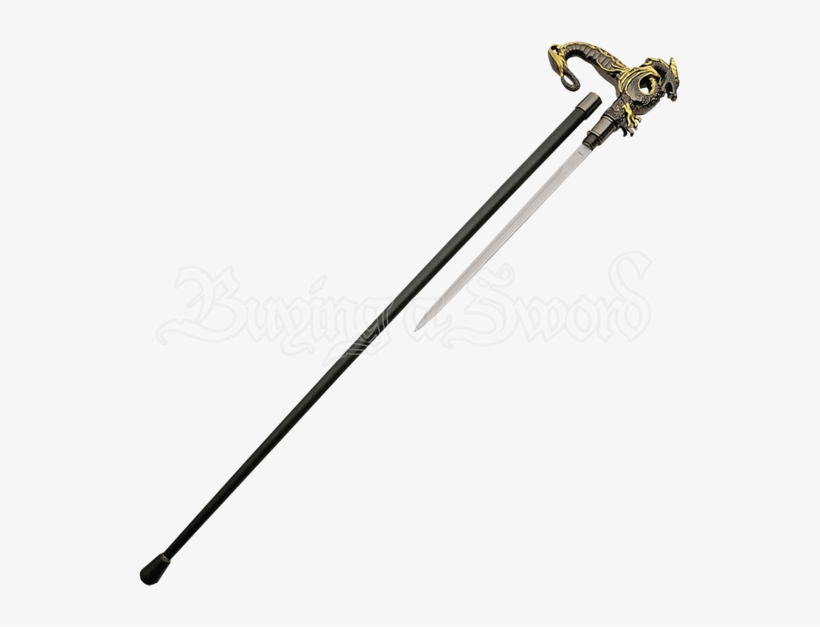 Dragontail Cane Sword - Dungeons And Dragons Cane Sheath, transparent png #3502730