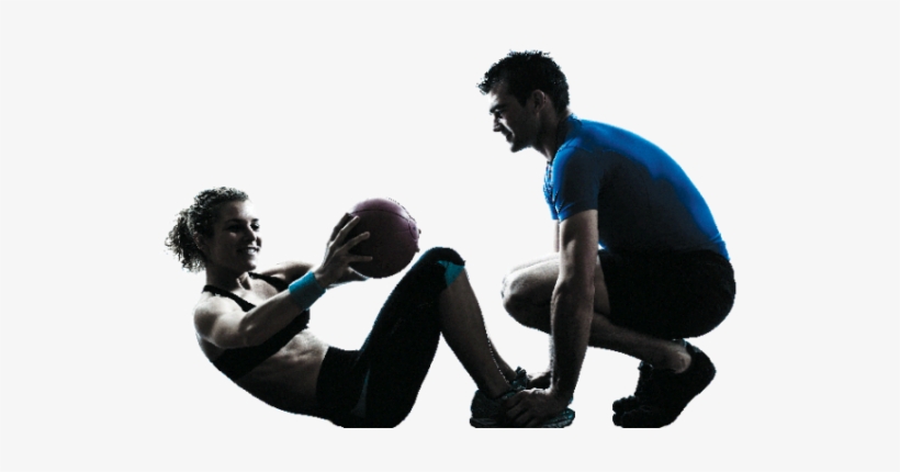 Become A Personal Fitness Trainer Aapt Prepares You - Personal Trainer In Action, transparent png #3503069