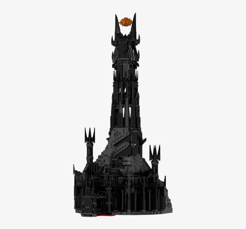 Barad Dur - Lord Of The Rings Tower Png, transparent png #3503226
