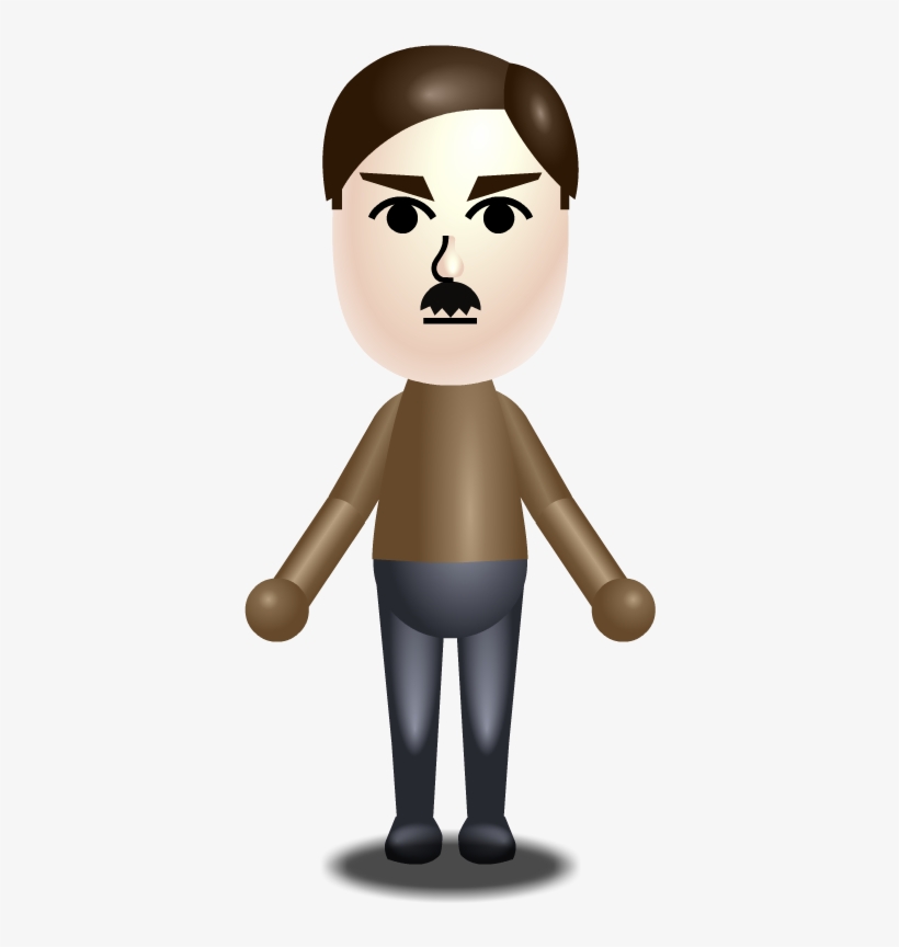 , '[adolf Hitler ] - Wii Mii, transparent png #3503547