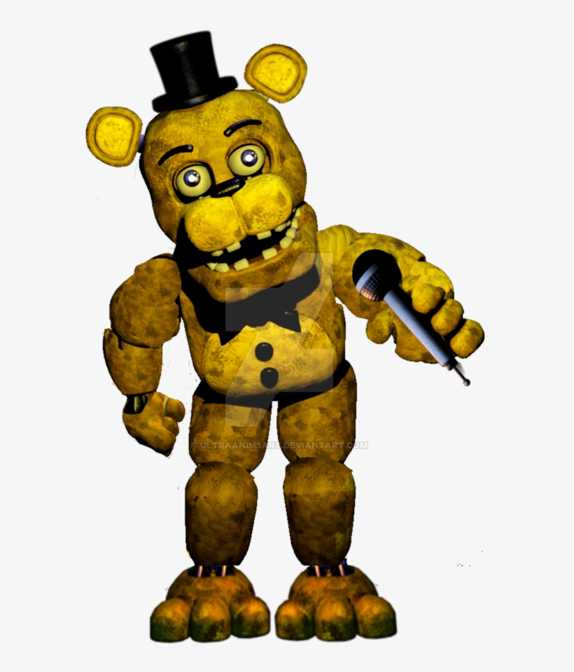 Springfreddy Fredbear By Ultraanimsart-d8pfbr8 - Fnaf Springfreddy, transparent png #3503677