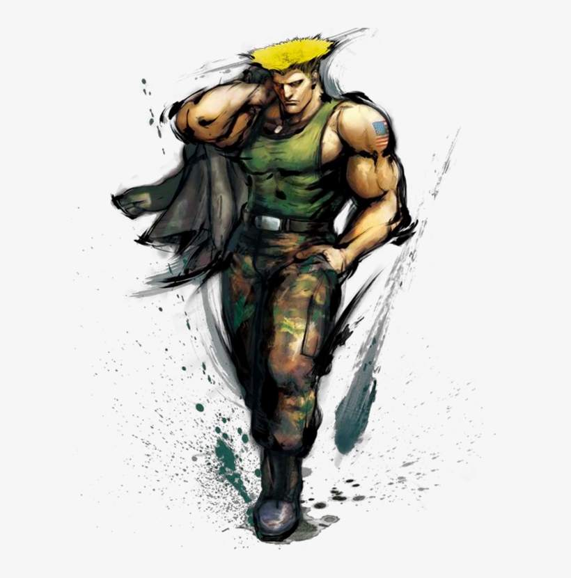 Guile - Street Fighter Iv & Super Street Fighter Iv Official, transparent png #3503680