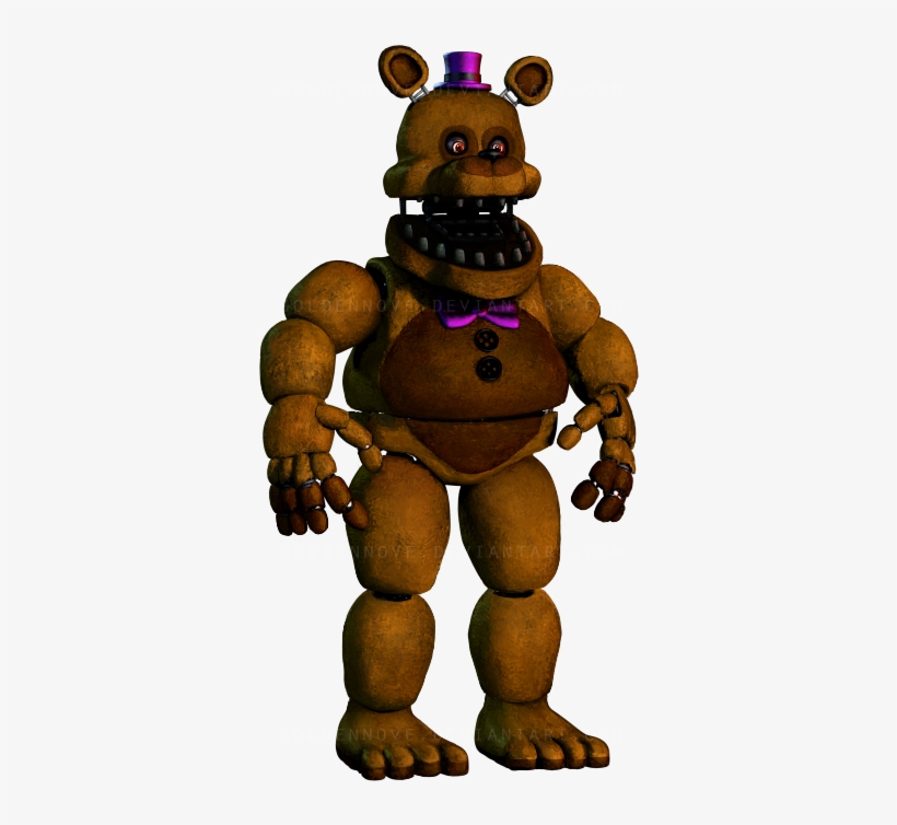 Unwithered Fredbear By Goldennove Fnaf Sl, Sister Location, - Fnaf Fredbear, transparent png #3503699