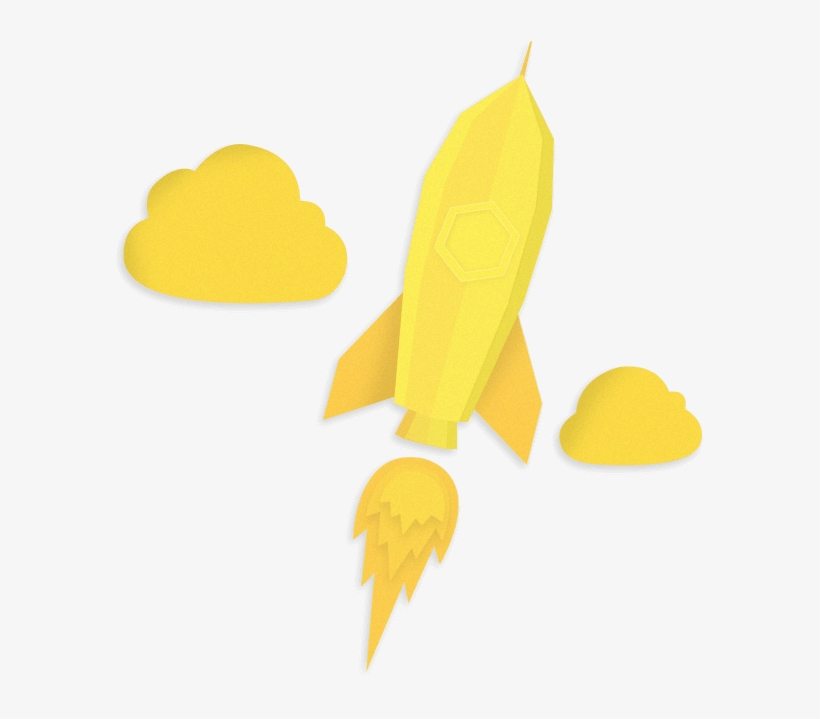 Yellow Rocket - Offshore Outsourcing, transparent png #3504042