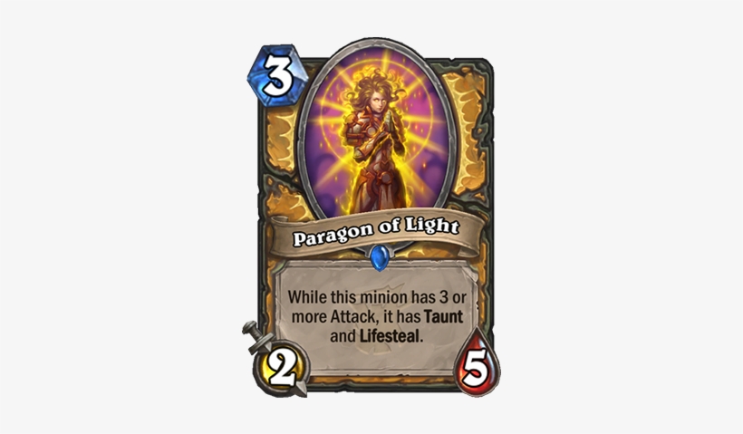 Paragon Of Light Card - Hearthstone Witchwood Cards, transparent png #3504117