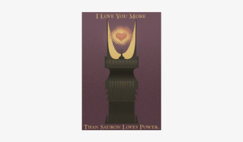 Sauron Blank Love Card - Sauron, transparent png #3504217
