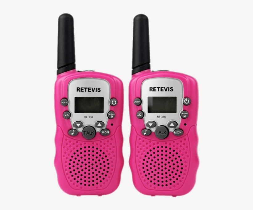 Objects - Retevis Pink Walkie Talkie, transparent png #3504401