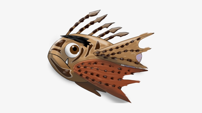 Pez Leon Huye - Spotfin Lionfish, transparent png #3504600