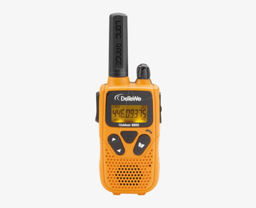 Licence Free Pmr/walkie Talkie Detewe - Aastra Detewe - Walkie-talkie Outdoor 8500 Duo, transparent png #3504759