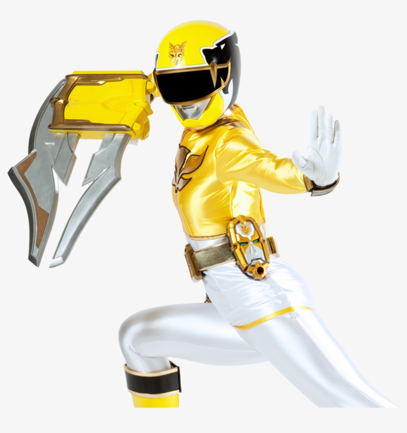 Yellow Power Ranger Megaforce Download - Power Rangers, transparent png #3504925