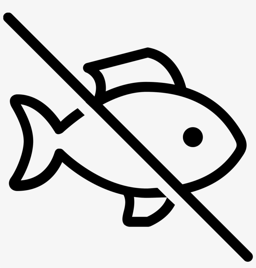 Sin Pez Icon - Fish Icon Png, transparent png #3505065