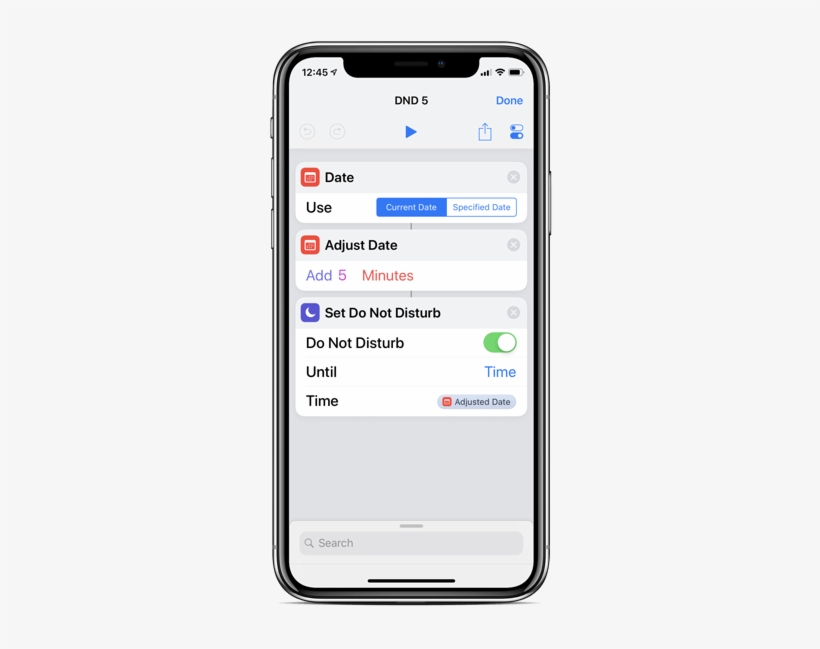 Custom Dnd Iphone Shortcut - Mobile Phone, transparent png #3505205