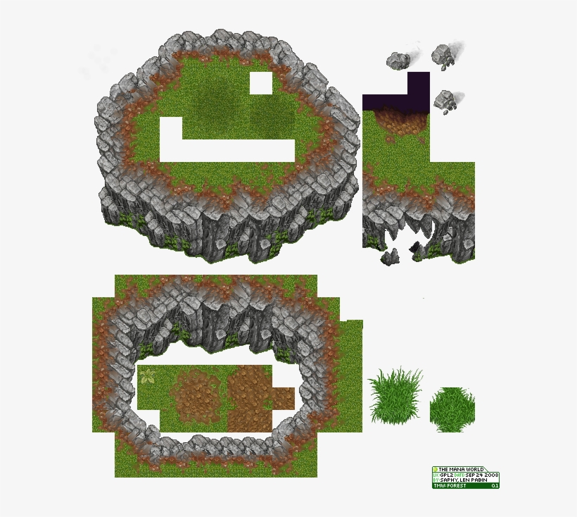 Forestground06dv5 - Tile-based Video Game, transparent png #3505479
