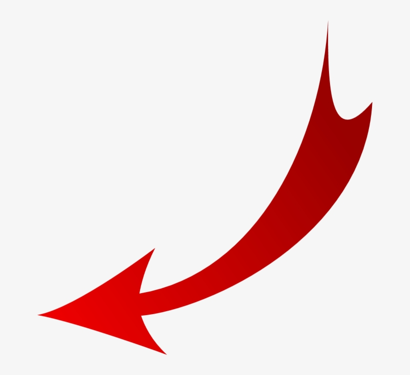 Fleche Rouge Png Transparent - Influence Arrow, transparent png #3505630