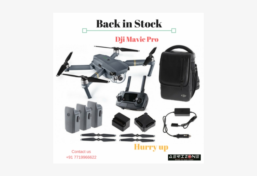 Dji Mavic Pro Fly More Combo - - Dji Mavic Pro Fly More Combo Drone, transparent png #3505676