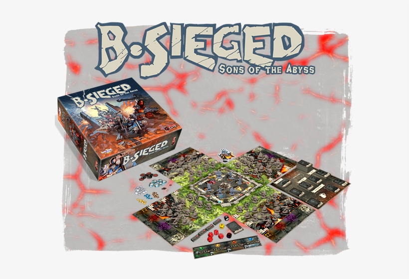 B-sieged Survive The Onslaught - B Sieged Sons Of The Abyss Board Game, transparent png #3505895