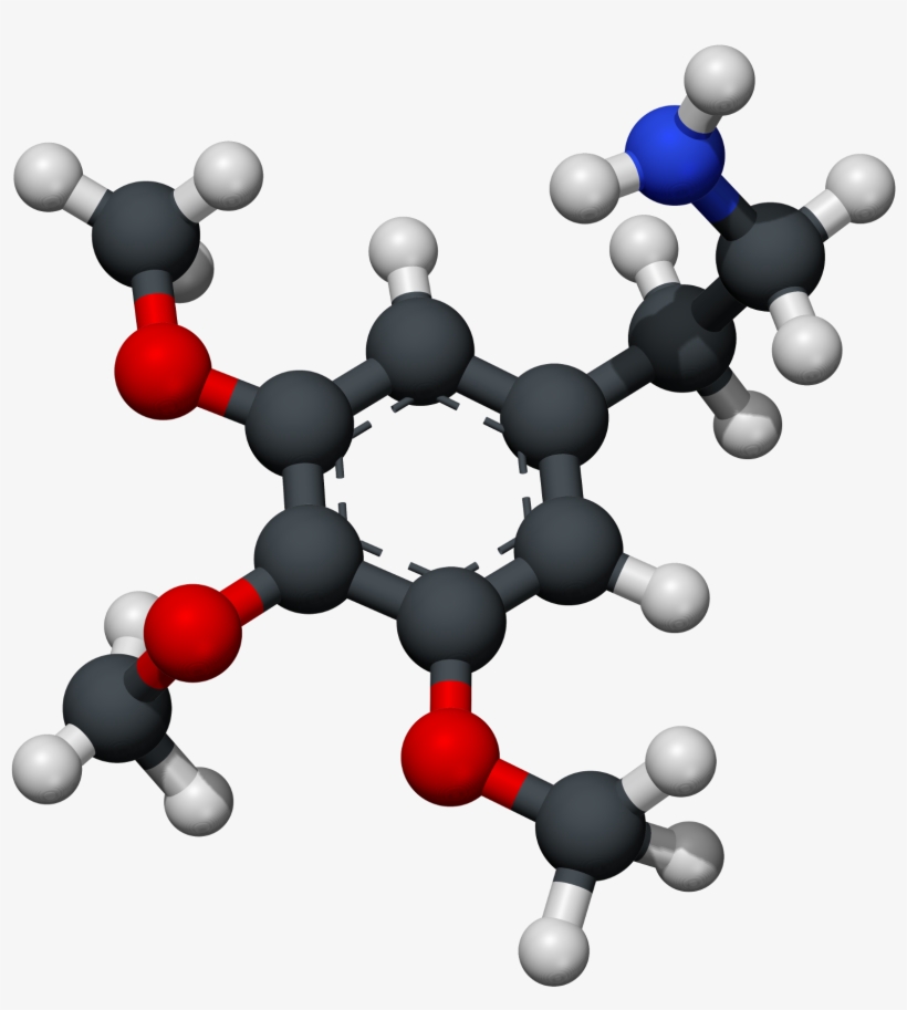 Mescaline 3d Xray Ballstick - Quimica Y La Ciencia, transparent png #3505936