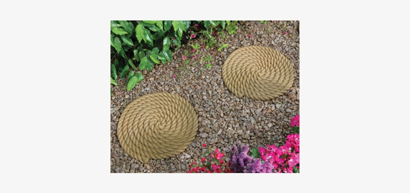 Rope Coil Stepping Stones - Kelkay Coiled Rope Stepping Stone Cotswold Gold, transparent png #3506253