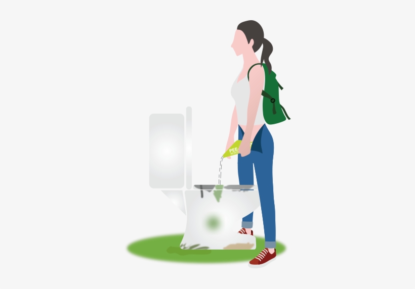 Ladies, Are You Tired Of Using That Unhygienic Toilet - Peebuddy, transparent png #3506716