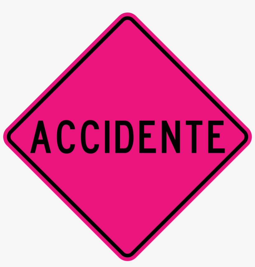 Colombia Road Sign Pee-01 - Orange Construction Sign, transparent png #3506923