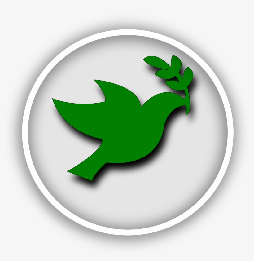 Peace Dove Clipart Icon - Clip Art, transparent png #3507138