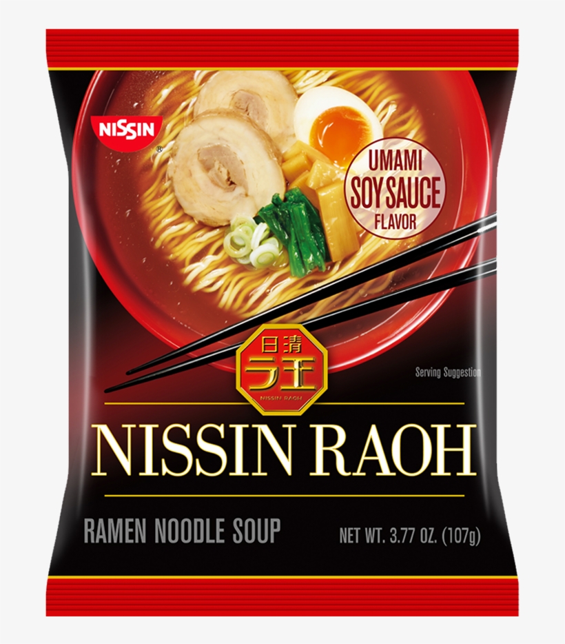 Nissin Raoh Umami Soy Sauce Flavor - Nissin Raoh Ramen Noodle Soup, Umami Tonkotsu, 3.53, transparent png #3507304