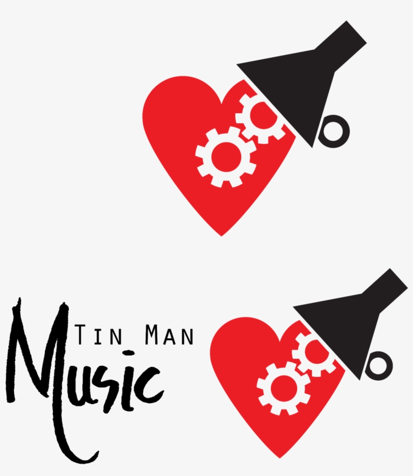 Logo Design By Dnyarger For Tin Man Music - Heart, transparent png #3508248
