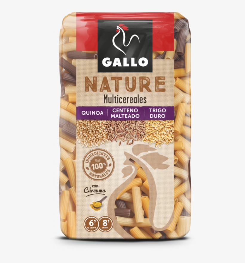 Multigrain Macaroni Gallo Nature 400 Gr - Pastas Gallo, transparent png #3508886