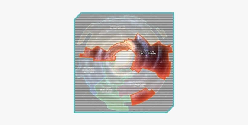 Mea Galaxyregionmap Atticantraverse - Graphic Design, transparent png #3509297