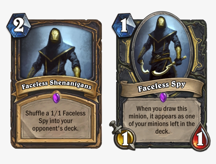 Faceless Spy - Ashes Of Al Ar Hearthstone, transparent png #3509509