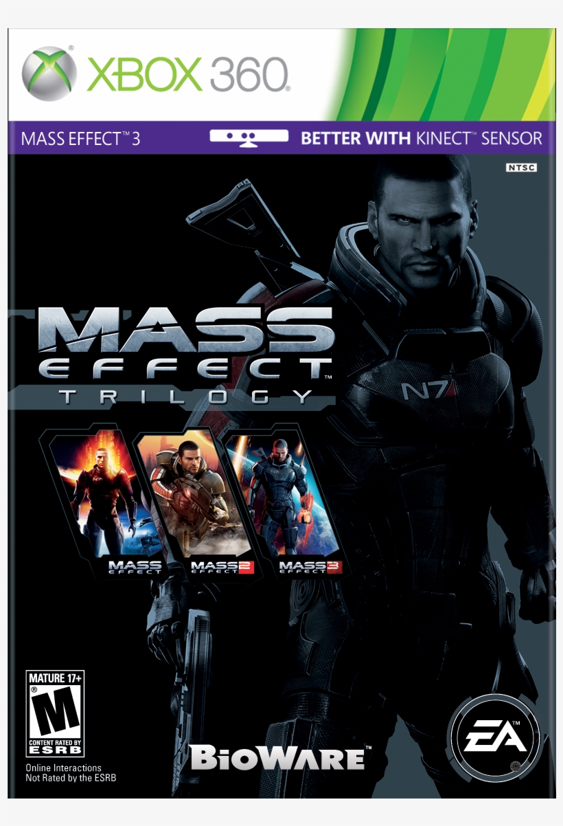 Mass Effect Trilogy [xbox 360] - Mass Effect 3, transparent png #3509575