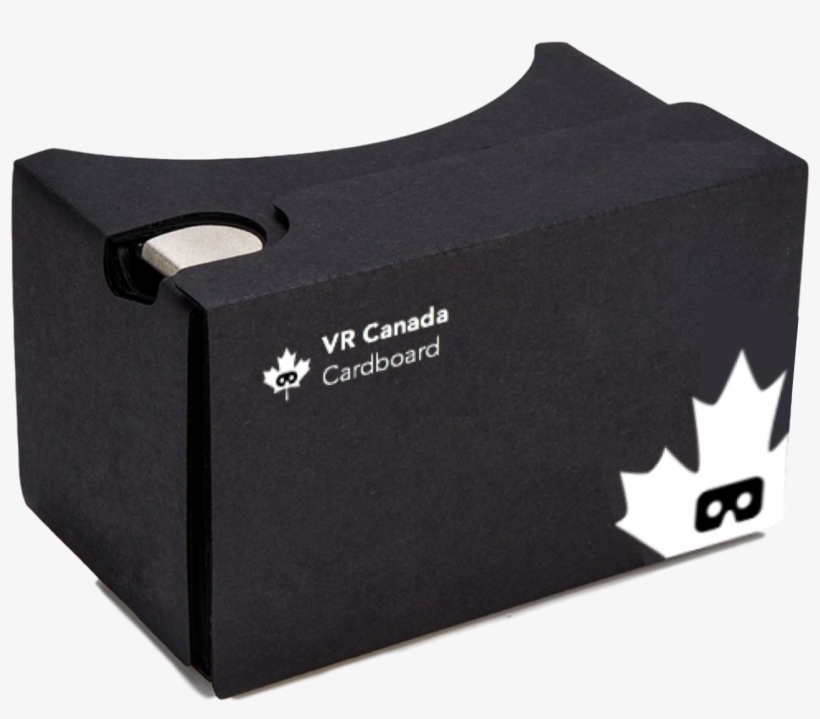 Google Cardboard - Black Vr Cardboard Headset, transparent png #3509755