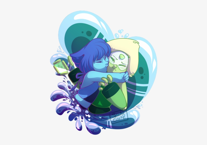 My Art Fan Art Su Lapis Lazuli Steven Universe Peridot - Lapis X Peridot Fanart, transparent png #3509757