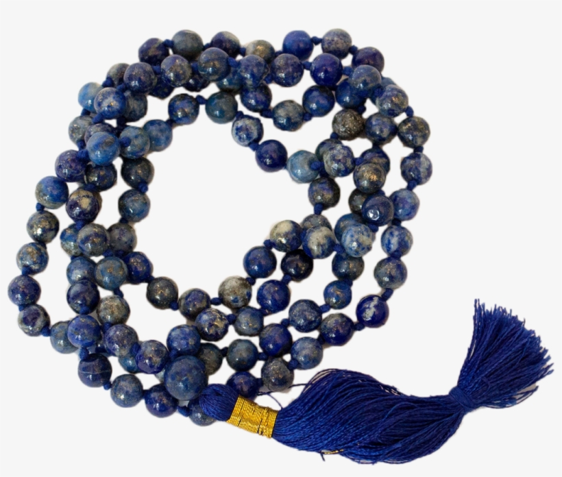 Lapis Knotted Mala - Bead, transparent png #3510040