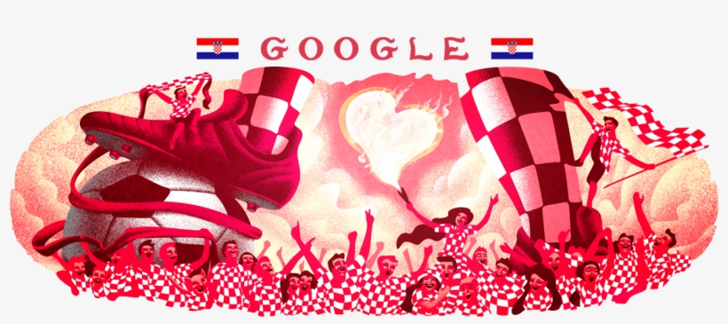 Google Doodle Croatia World Cup, transparent png #3510112