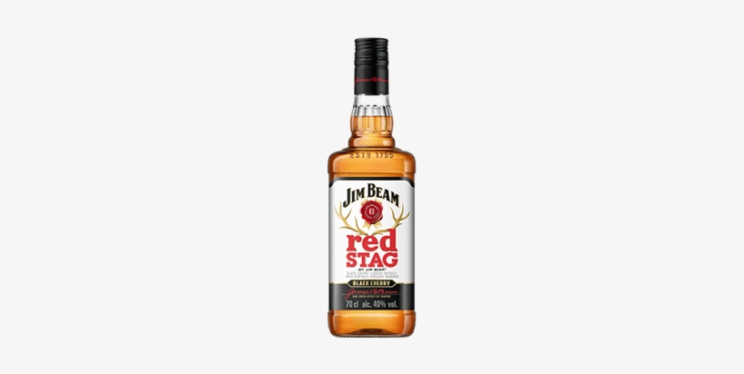 Jim Beam Red Stag - Jim Beam Bourbon 1 Litre, transparent png #3510259