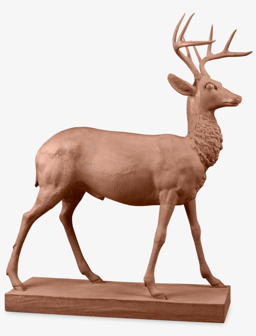 Cast Iron Stag - Cast Iron, transparent png #3510277