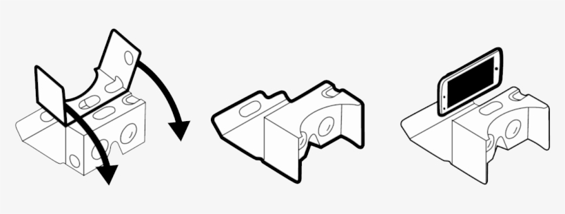 Using Your Google Cardboard Glasses - 1vr Color - Virtual Reality Glasses - Inspired By Google, transparent png #3510370