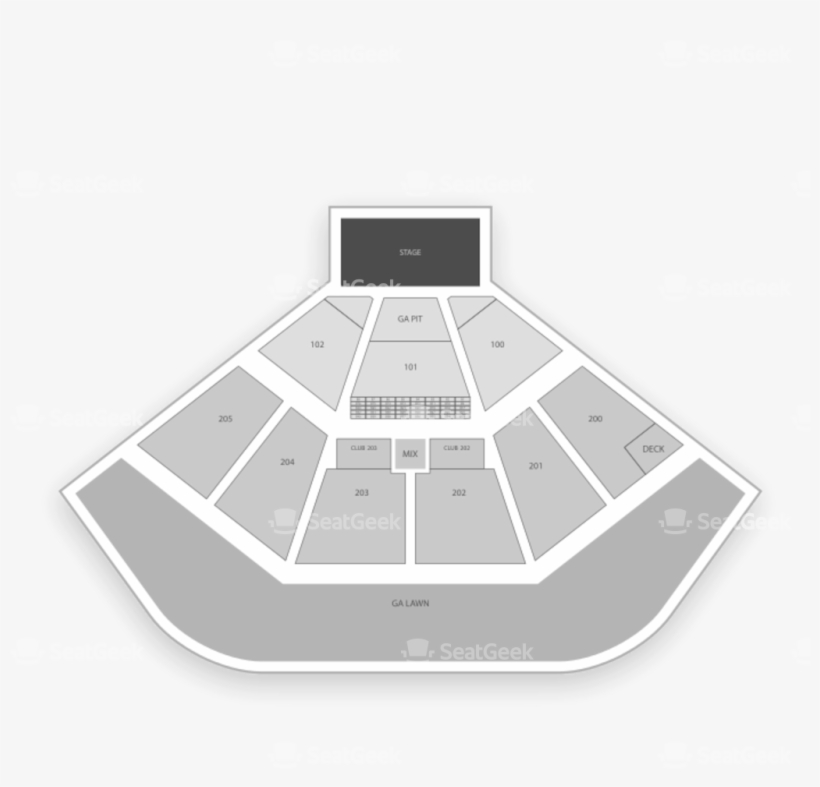 Dos Equis Pavilion Seating Chart Map Seatgeek Starplex - Dos Equis Pavilion, transparent png #3511133