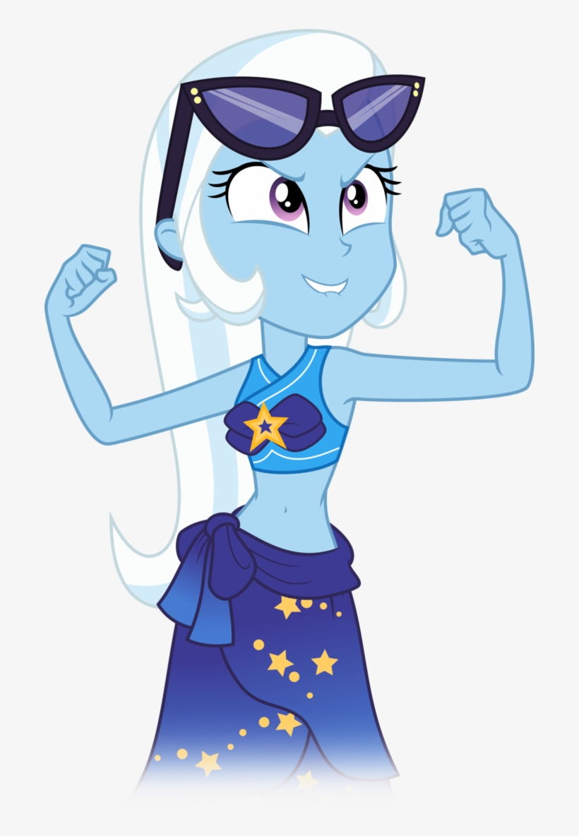 Clothes, Equestria Girls, Flexing, Forgotten Friendship, - Trixie Swimsuit Mlp Forgotten Friendship, transparent png #3511183