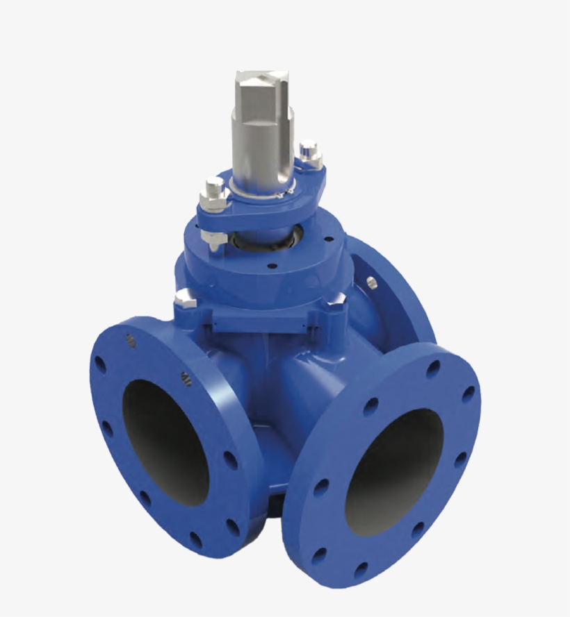 Dn80/3" Dn900/16" 3 Way Plug Valve, transparent png #3511895