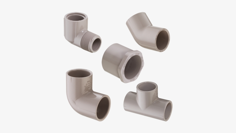 Pvc Pipe, Fire Sprinklers, Flameguard, Plastic Pipe - Buy Spears 417-012uv, 1-1/4 Pvc Uvr 45 Ell Soc Sch40, transparent png #3512078