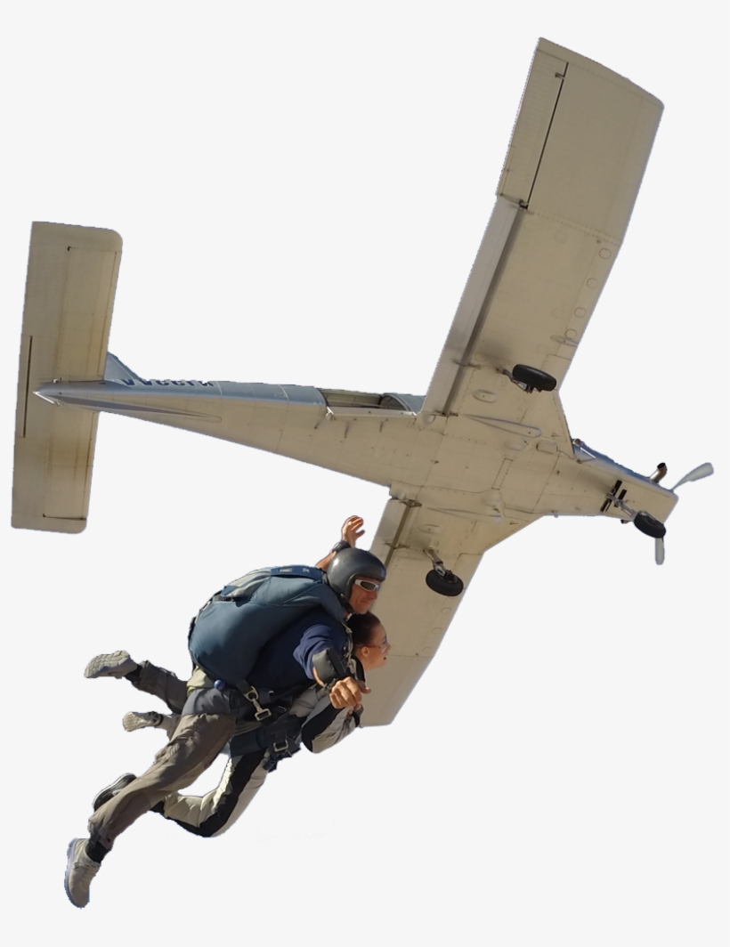 Skydive Las Vegas, Skydiving In Vegas - Plane Parachutism Png, transparent png #3512743