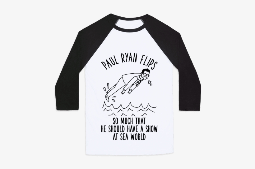 Paul Ryan Flips Baseball Tee - Mess With Crabo You Get A Stabo Shirt, transparent png #3512745