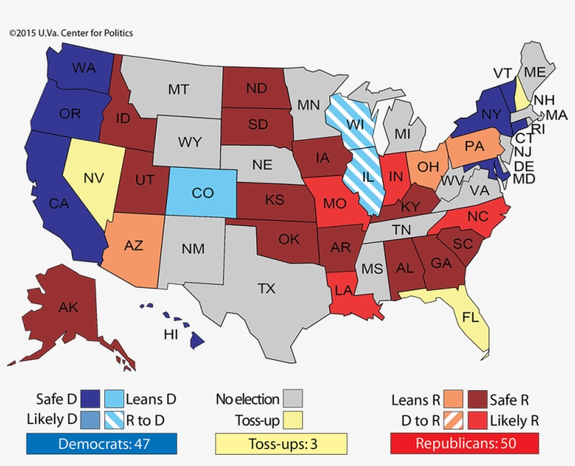 The Rift Is Shown With Ryan Pushing For Legislation - Republican Nomination 2016 Map, transparent png #3512909