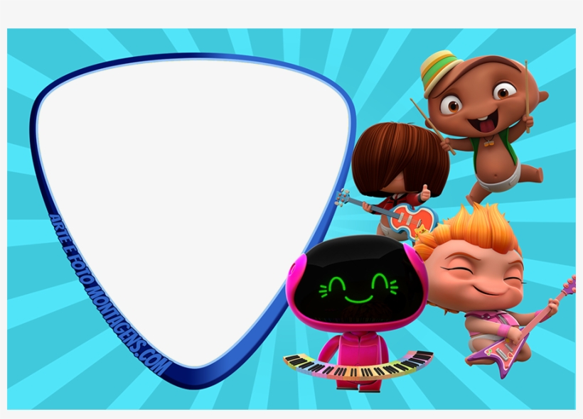 Invitación Fiesta Party, Baby L, Rockers, 4th Birthday, - Mini Beat Power Rock, transparent png #3512994