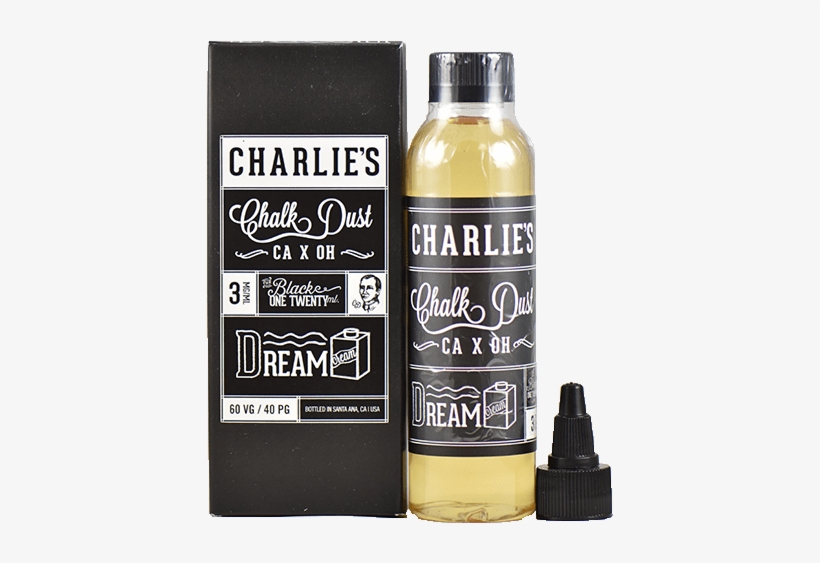 Charlie''s Chalk Dust Ejuice Dream Creme 120ml - Charlie Chalk Dust Limited Edition, transparent png #3513072
