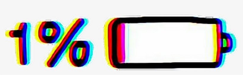 Tumblr Tumblrstickers 1% Bateria, transparent png #3513196
