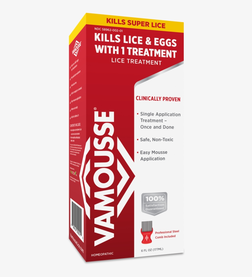 Vamousse® Distributed By Walgreens - Vamousse Head Lice Treatment, transparent png #3513218