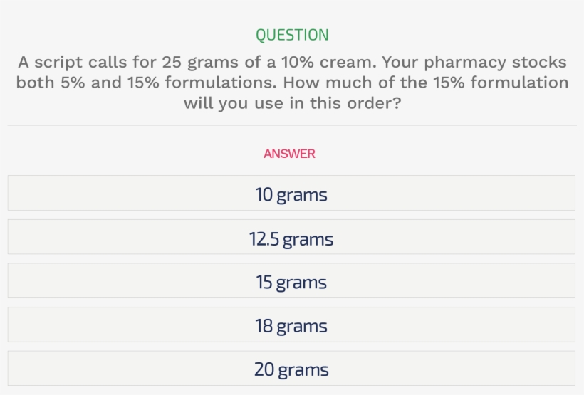 Walgreens Pharmacy Technician Test Example Question - Test, transparent png #3513346